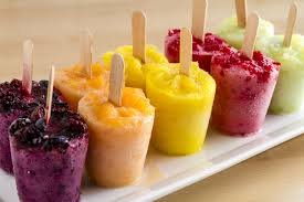 Paletas congeladas de fruta