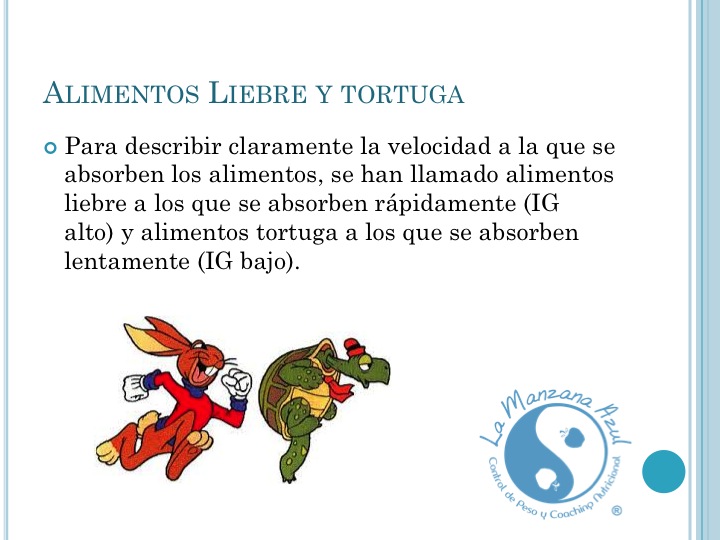 Alimentos Liebre y Alimentos Tortuga